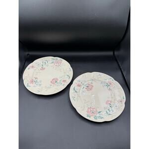 Vintage Johnson Brothers “Lynton” 10" Dinner Plates – Set of 2